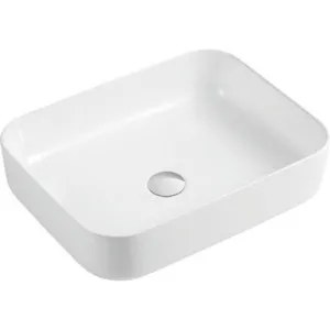 Naples Counter Top Rectangular Basin | Made From Vitreous China In White By Oliveri by Oliveri, a Basins for sale on Style Sourcebook