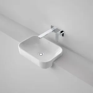 Luna Semi Recessed Basin Landing Nth | Made From Vitreous China In White By Caroma by Caroma, a Basins for sale on Style Sourcebook