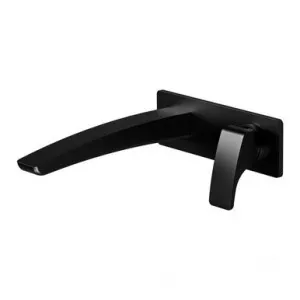 Rush Wall Basin Mixer Set With 180mm Spout 5Star | Made From Brass In Matte Black By Phoenix by PHOENIX, a Bathroom Taps & Mixers for sale on Style Sourcebook