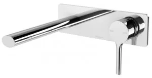 Vivid Slimline Oval Wall Bath Mixer Set With 175mm Spout | Made From Brass In Chrome Finish By Phoenix by PHOENIX, a Bathroom Taps & Mixers for sale on Style Sourcebook