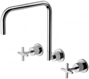 Radii Wall Sink Set 3Star | Made From Brass In Chrome Finish By Phoenix by PHOENIX, a Bathroom Taps & Mixers for sale on Style Sourcebook