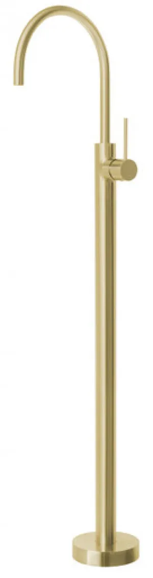Vivid Slimline Floor Mounted Bath Mixer | Made From Brass In Gold By Phoenix by PHOENIX, a Bathroom Taps & Mixers for sale on Style Sourcebook
