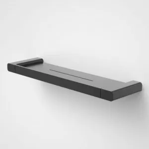 Luna Metal Shelf | Made From Brass In Black By Caroma by Caroma, a Shelves & Soap Baskets for sale on Style Sourcebook