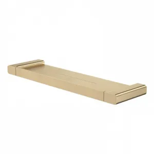 Luna Metal Shelf Brushed | Made From Brass/Brushed Brass By Caroma by Caroma, a Shelves & Soap Baskets for sale on Style Sourcebook