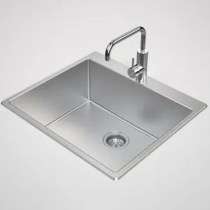 Compass Flushline Laundry Tub 70L 1 Tap Hole | Made From Stainless Steel By Caroma by Caroma, a Troughs & Sinks for sale on Style Sourcebook
