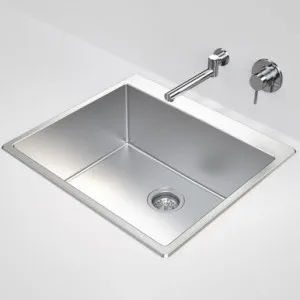 Compass Flushline Laundry Tub 70L 3 Tap Holes | Made From Stainless Steel By Caroma by Caroma, a Troughs & Sinks for sale on Style Sourcebook