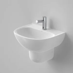 Care 500 Wall Basin 1 Tap Hole | Made From Vitreous China In White By Caroma by Caroma, a Basins for sale on Style Sourcebook