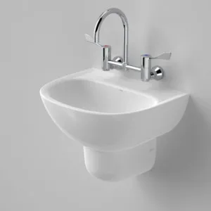 Care 500 Wall Basin 3 Tap Holes | Made From Vitreous China In White By Caroma by Caroma, a Basins for sale on Style Sourcebook