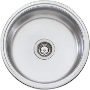 Solitaire Round Bowl Topmount Or Undermount Sink Nth | Made From Stainless Steel By Oliveri by Oliveri, a Kitchen Sinks for sale on Style Sourcebook