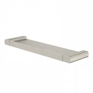 Luna Metal Shelf | Made From Brass In Brushed Nickel By Caroma by Caroma, a Shelves & Soap Baskets for sale on Style Sourcebook