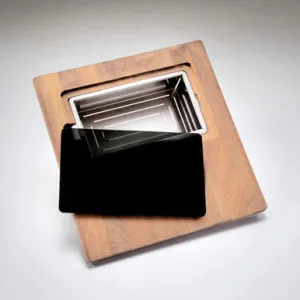 Professional Series Bamboo Chopping Board With Stainless Steel Bowl & Colander | Made From Stainless Steel/Bamboo By Oliveri by Oliveri, a Chopping Boards for sale on Style Sourcebook
