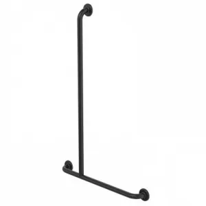 Care Support Grab Rail 1100X700 T-Bar Right Matte | Made From Rubber In Black By Caroma by Caroma, a Towel Rails for sale on Style Sourcebook