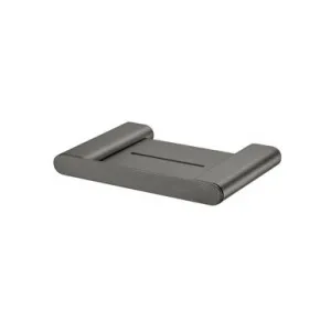 Madrid Soap Holder With Shelf | Made From Stainless Steel/Zinc/Brass In Gunmetal By Oliveri by Oliveri, a Soap Dishes & Dispensers for sale on Style Sourcebook