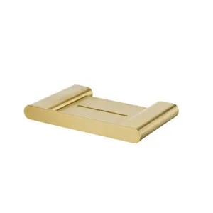 Madrid Soap Holder With Shelf Classic | Made From Stainless Steel/Zinc/Brass In Gold By Oliveri by Oliveri, a Soap Dishes & Dispensers for sale on Style Sourcebook