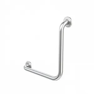 Care Support Grab Rail 90Deg 450mm X 450mm Right Hand/Left Hand Universal Brushed | Made From Stainless Steel By Caroma by Caroma, a Towel Rails for sale on Style Sourcebook