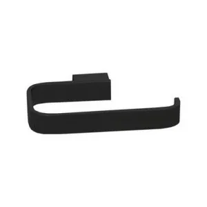 Brooklyn Toilet Roll Holder | Made From Brass In Matte Black By ADP by ADP, a Toilet Paper Holders for sale on Style Sourcebook