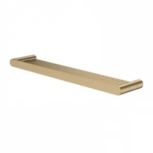 Urbane II Thin Edge Metal Shelf PVD | Made From Brass/Metal/Brushed Brass By Caroma by Caroma, a Shelves & Soap Baskets for sale on Style Sourcebook