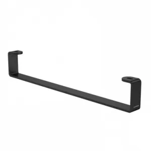 Urbane II Thin Edge Hand Wall Basin Integrated Rail Matte | Made From Brass In Black By Caroma by Caroma, a Towel Rails for sale on Style Sourcebook
