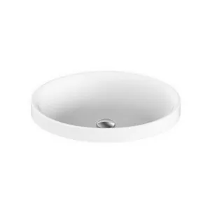 Dignity True Justice Semi-Inset Basin 495mm X 365mm X 130mm Gloss | Made From Solid Surface In White/Gloss White By ADP by ADP, a Basins for sale on Style Sourcebook