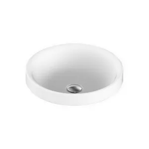 Respect True Justice Semi-Inset Basin 400mm X 400mm X 125mm Gloss | Made From Solid Surface In White/Gloss White By ADP by ADP, a Basins for sale on Style Sourcebook