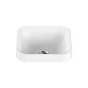 Truth Semi-Inset Basin 370mm X 370mm X 125mm Gloss | Made From Solid Surface In White/Gloss White By ADP by ADP, a Basins for sale on Style Sourcebook