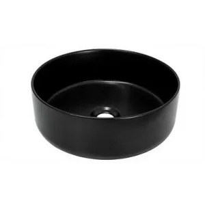 Margot Above Counter Basin 360mm X 360mm X 130mm | Made From Ceramic In Matte Black By ADP by ADP, a Basins for sale on Style Sourcebook