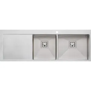 Professional Sink 1& 3/4 Right Hand Bowls 1 Tap Hole With Accessories 1450mm | Made From Stainless Steel By Oliveri by Oliveri, a Kitchen Sinks for sale on Style Sourcebook