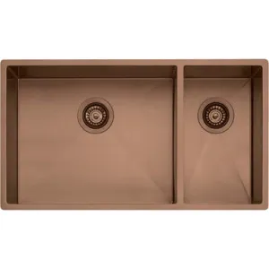Sink Spectra 1-1/2 Bowl Sb35Cu 790mm In Copper By Oliveri by Oliveri, a Kitchen Sinks for sale on Style Sourcebook
