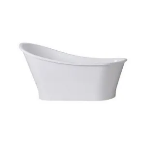 Placido Freestanding Bath 1590mm 280L Gloss | Made From Marble In White/Gloss White By ADP by ADP, a Bathtubs for sale on Style Sourcebook