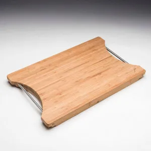Santorini Bamboo Chopping Board | Made From Stainless Steel/Bamboo By Oliveri by Oliveri, a Chopping Boards for sale on Style Sourcebook