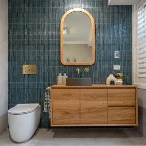 Middleton Jade Kit Kat Porcelain Mosaic Tile 12x92mm by The Blue Space, a Porcelain Tiles for sale on Style Sourcebook