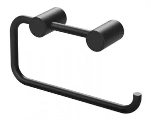 Vivid Slimline Toilet Roll Holder | Made From Brass In Black By Phoenix by PHOENIX, a Toilet Paper Holders for sale on Style Sourcebook
