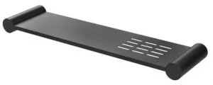 Vivid Slimline Metal Shower Shelf 370mm Matte | Made From Stainless Steel In Black By Phoenix by PHOENIX, a Shelves & Soap Baskets for sale on Style Sourcebook