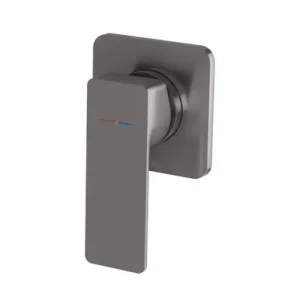 Gloss Mkii Wall Bath Or Shower Mixer In Brushed Carbon By Phoenix by PHOENIX, a Bathroom Taps & Mixers for sale on Style Sourcebook
