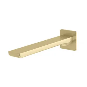 Gloss Mkii Wall Bath Outlet 200mm Brushed In Gold By Phoenix by PHOENIX, a Bathroom Taps & Mixers for sale on Style Sourcebook