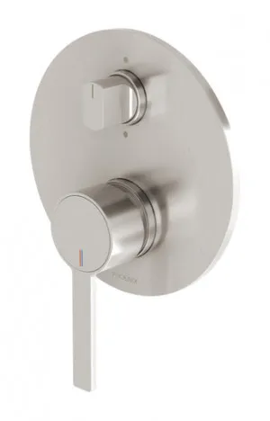 Lexi Mkii Switchmix Bath & Shower Diverter Mixer Fit-Off Kit In Brushed Nickel By Phoenix by PHOENIX, a Bathroom Taps & Mixers for sale on Style Sourcebook