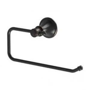Nostalgia Hand Towel Holder Antique | Made From Brass In Black By Phoenix by PHOENIX, a Towel Rails for sale on Style Sourcebook