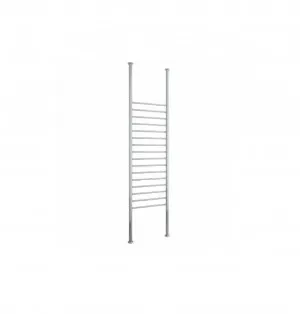 Straight Round Floor to Ceiling Heated Towel Rail 300cm x 70cm by Luxe Mirrors, a Towel Rails for sale on Style Sourcebook