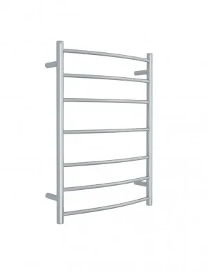 Curved Round Budget Ladder Heated Towel Rail 80cm x 60cm Hard Wired W600mm x H800mm by Luxe Mirrors, a Towel Rails for sale on Style Sourcebook
