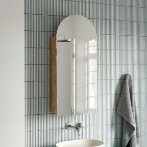 Ingrain Ash Arched Shaving Cabinet 400mm by Ingrain, a Shaving Cabinets for sale on Style Sourcebook