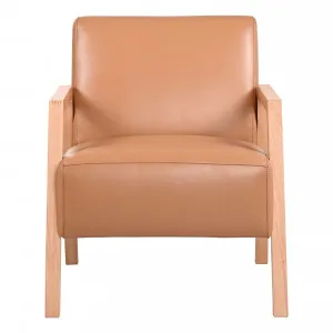 Colton Occasional Chair in Montana Leather Clay by OZ Design, a Chairs for sale on Style Sourcebook