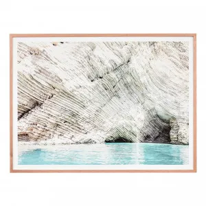 White Cliff Framed Print in 140 x 100cm by OZ Design, a Prints for sale on Style Sourcebook