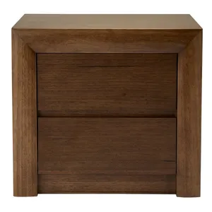 Bellambi Dark Messmate Bedside Table - 2 Drawer by null, a Bedside Tables for sale on Style Sourcebook