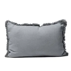 Luca® Boho Linen Cushion in Slate  |  Filled Cushion 40x60cm  |  Eadie Lifestyle by null, a Cushions, Decorative Pillows for sale on Style Sourcebook