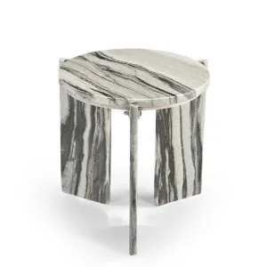 Capello Panda White Marble Side Table by null, a Side Table for sale on Style Sourcebook