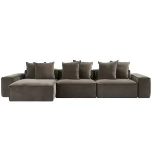Riley Muse Mink Modular Sofa - 3 Seater Chaise by null, a Sofas for sale on Style Sourcebook