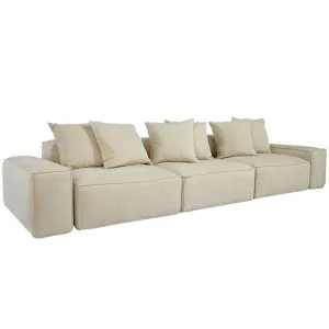 Riley Muse Flax Modular Sofa - 3 Seater by null, a Sofas for sale on Style Sourcebook