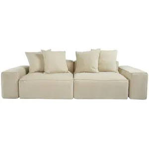 Riley Muse Flax Modular Sofa - 2 Seater by null, a Sofas for sale on Style Sourcebook