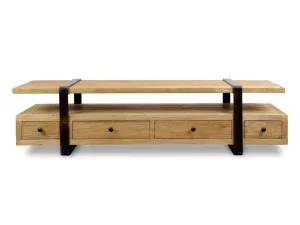 Phoenix Reclaimed Lowline 1.8m Wooden TV Entertainment Unit by Interior Secrets - AfterPay Available by Interior Secrets, a Entertainment Units & TV Stands for sale on Style Sourcebook