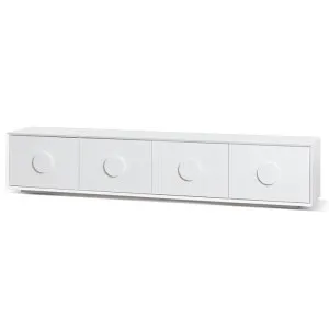 Curtis 2.3m Wooden Entertainment TV Unit - White by Interior Secrets - AfterPay Available by Interior Secrets, a Entertainment Units & TV Stands for sale on Style Sourcebook